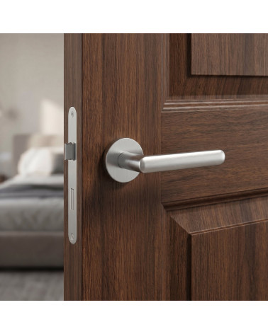 Puxador de Porta Cromado Acetinado para um interior sóbrio e distinto - Modelo FRAGOLA