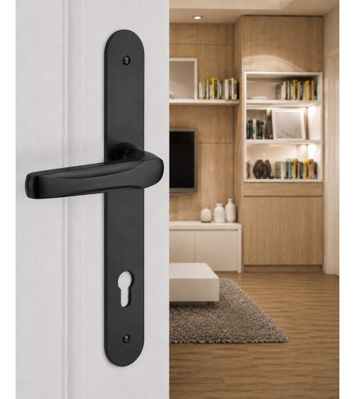Manilha de porta moderna em placa de latão - MADE IN FRANCE - manilha de design