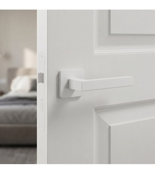 Puxador de porta branco KVADRAT 1760 puxador design