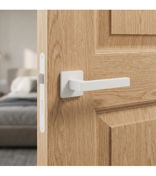 Puxador de porta branco KVADRAT 1760 puxador design