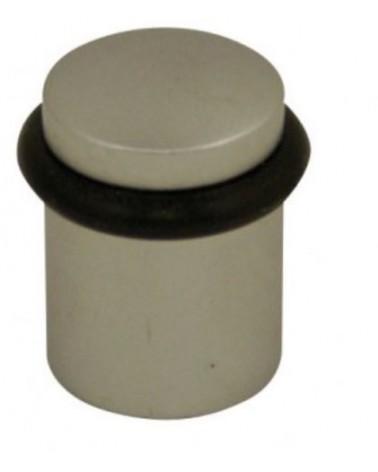 Batente de porta cromado mate em zamak para aparafusar - modelo 822 - puxador design