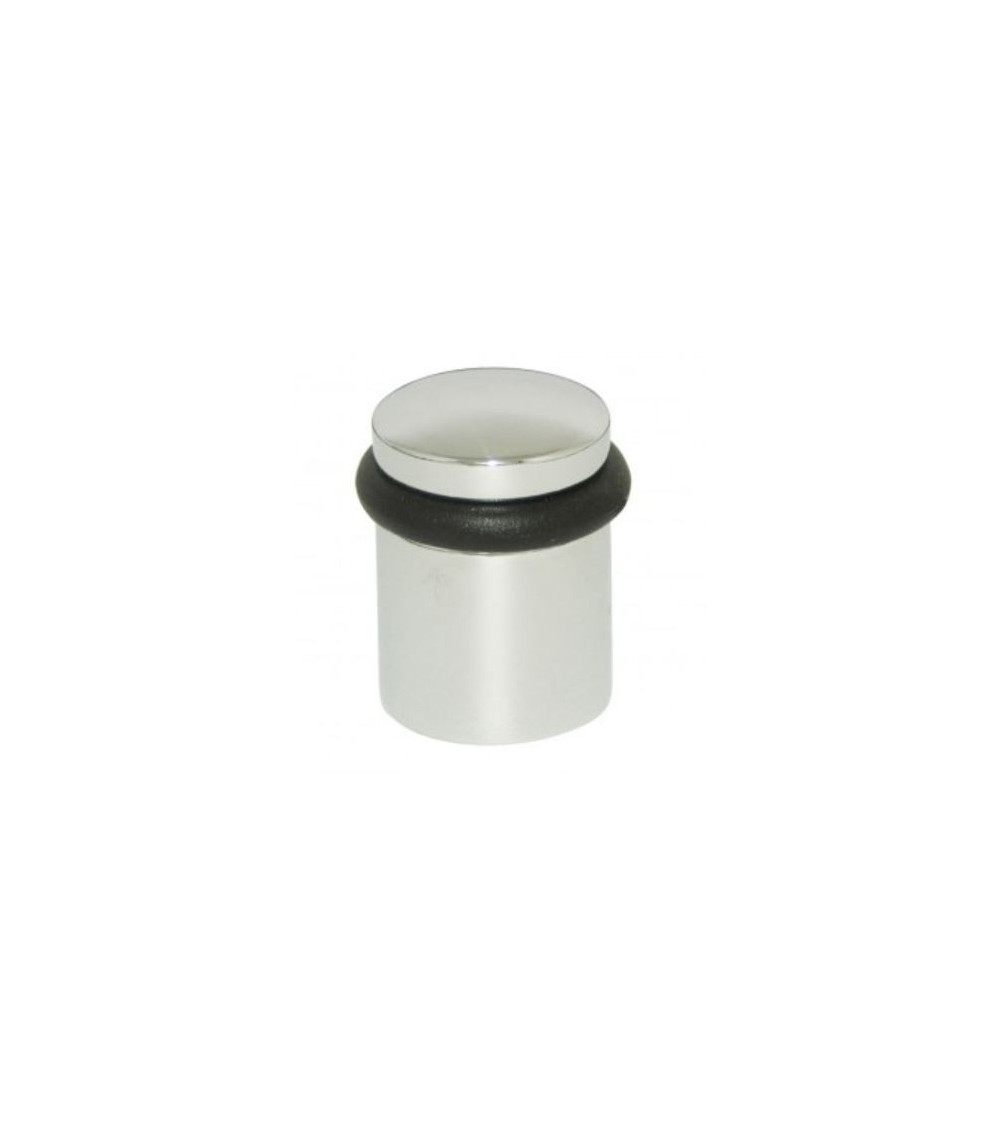 Batente de porta cromado polido em zamak para aparafusar - modelo 822 - puxador design
