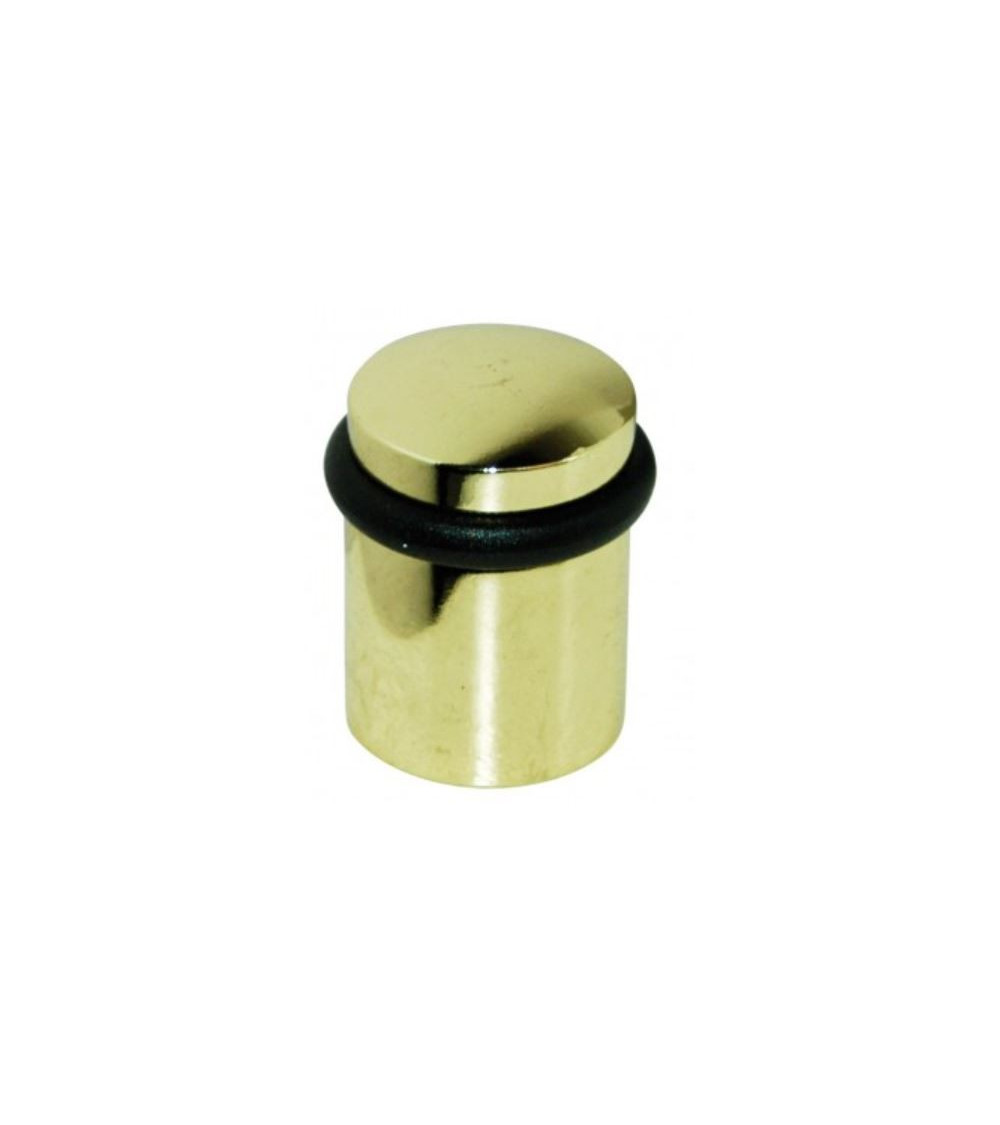 Batente de porta ouro polido em zamak para aparafusar - modelo 822 - puxador design