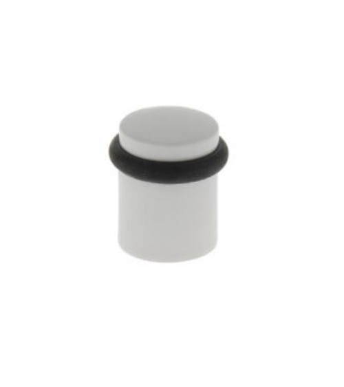 Batente de porta branco em zamak para aparafusar - modelo 822 - puxador design