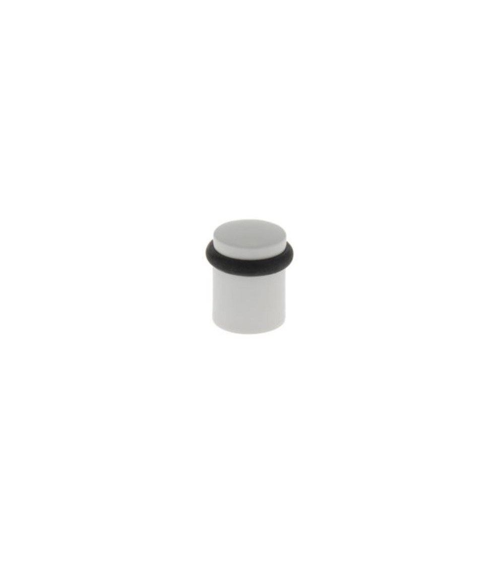 Batente de porta branco em zamak para aparafusar - modelo 822 - puxador design