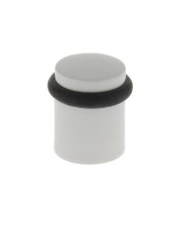 Batente de porta branco em zamak para aparafusar - modelo 822 - puxador design