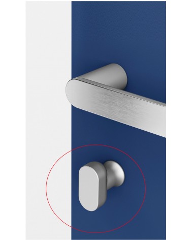 Roseta de porta VERUM para WC (modelo Pure/Wind) - puxador design