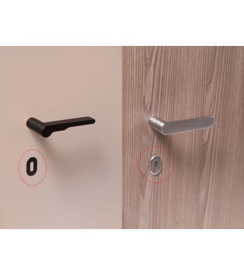 Roseta de porta VERUM standard, de chave de quarto - puxador design