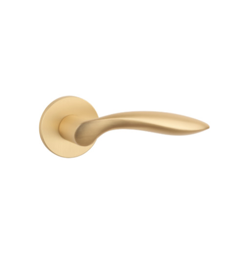 Puxador de porta STILE PULIA em alumínio dourado mate