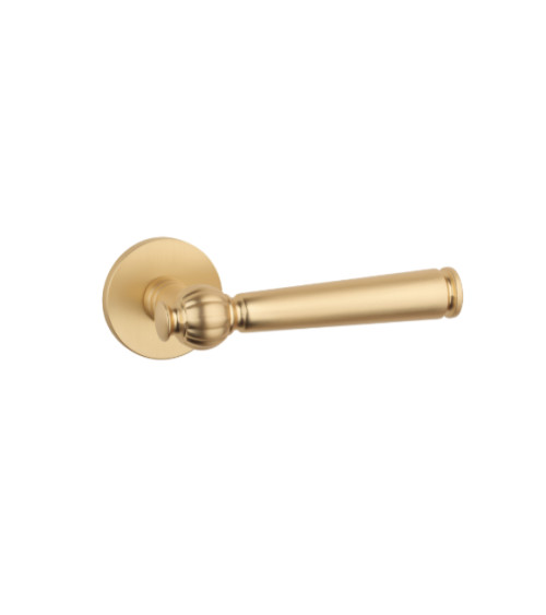 Puxador de porta STILE TUKA em alumínio dourado mate