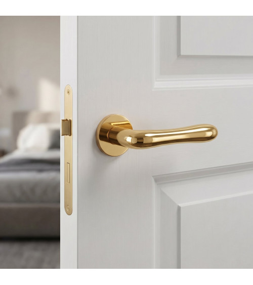 Puxador de porta dourado brilhante CYNIA puxador design