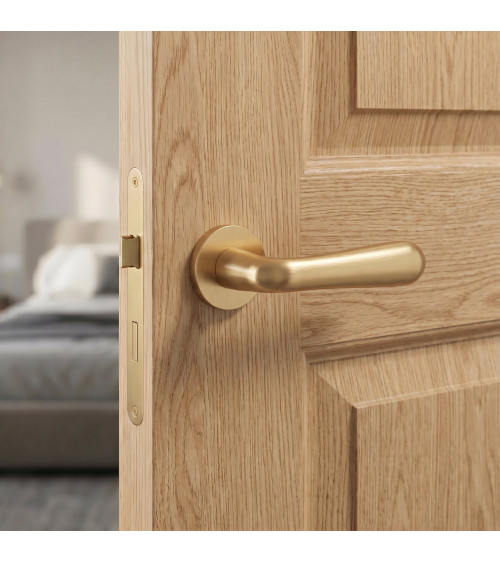 Puxador de porta ouro mate GARDENIA puxador design