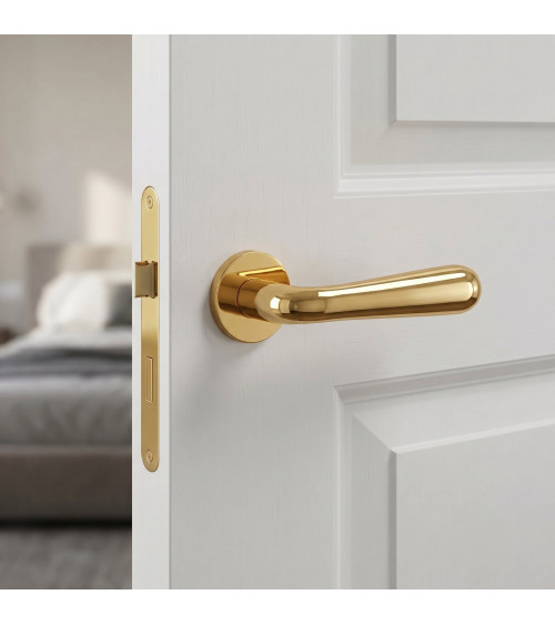 Puxador de porta ouro polido GARDENIA puxador design