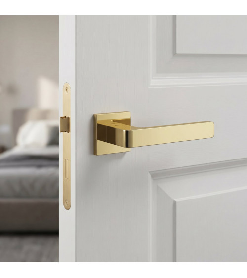 Puxador de porta ouro polido Mandelli Lario design