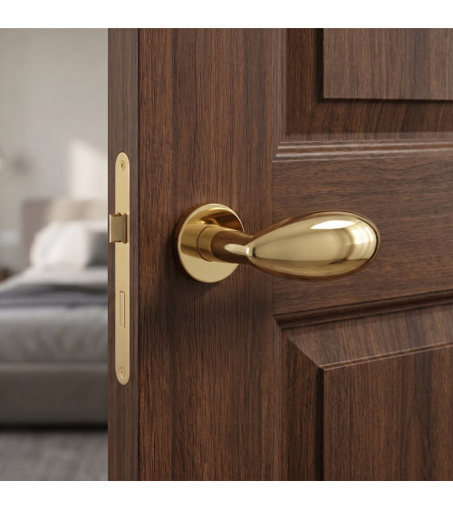 Puxador de porta ouro polido Mandelli Led design
