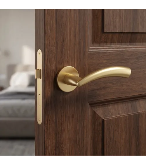 Puxador de porta dourado mate Mandelli Nadir puxador design