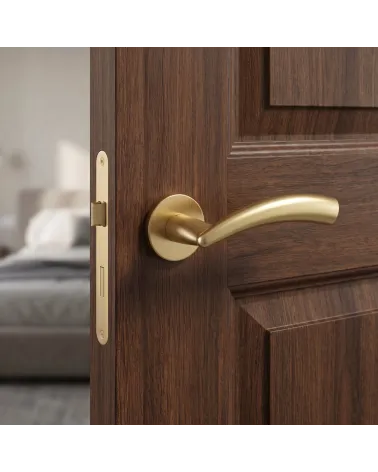 Puxadores de porta ouro mate Mandelli Nadir