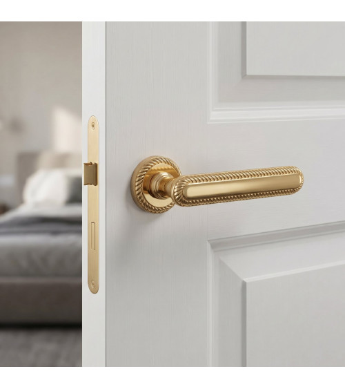 Puxador de porta dourado polido Mandelli Coco design