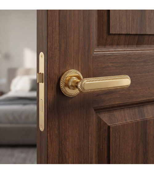 Puxador de porta dourado polido Mandelli Coco design