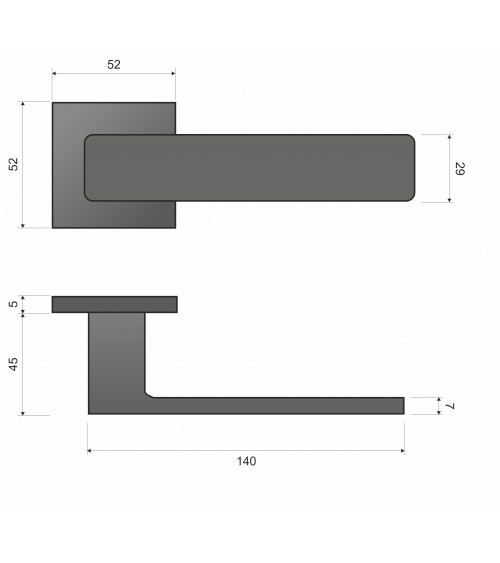 Puxador de Porta Line Imperia - ferragens design