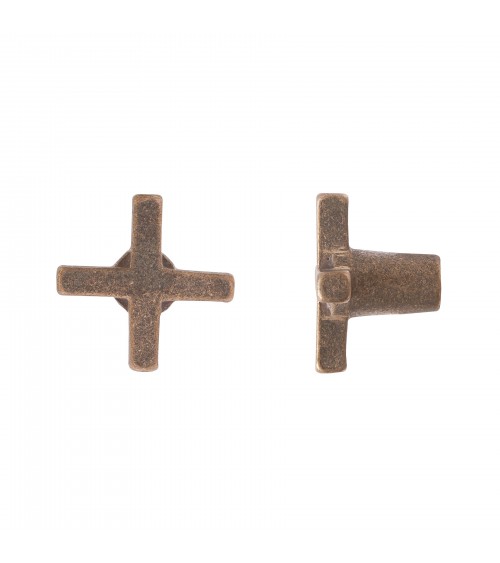 Botão de móvel em bronze sóbrio e intemporal PCRO - puxador design