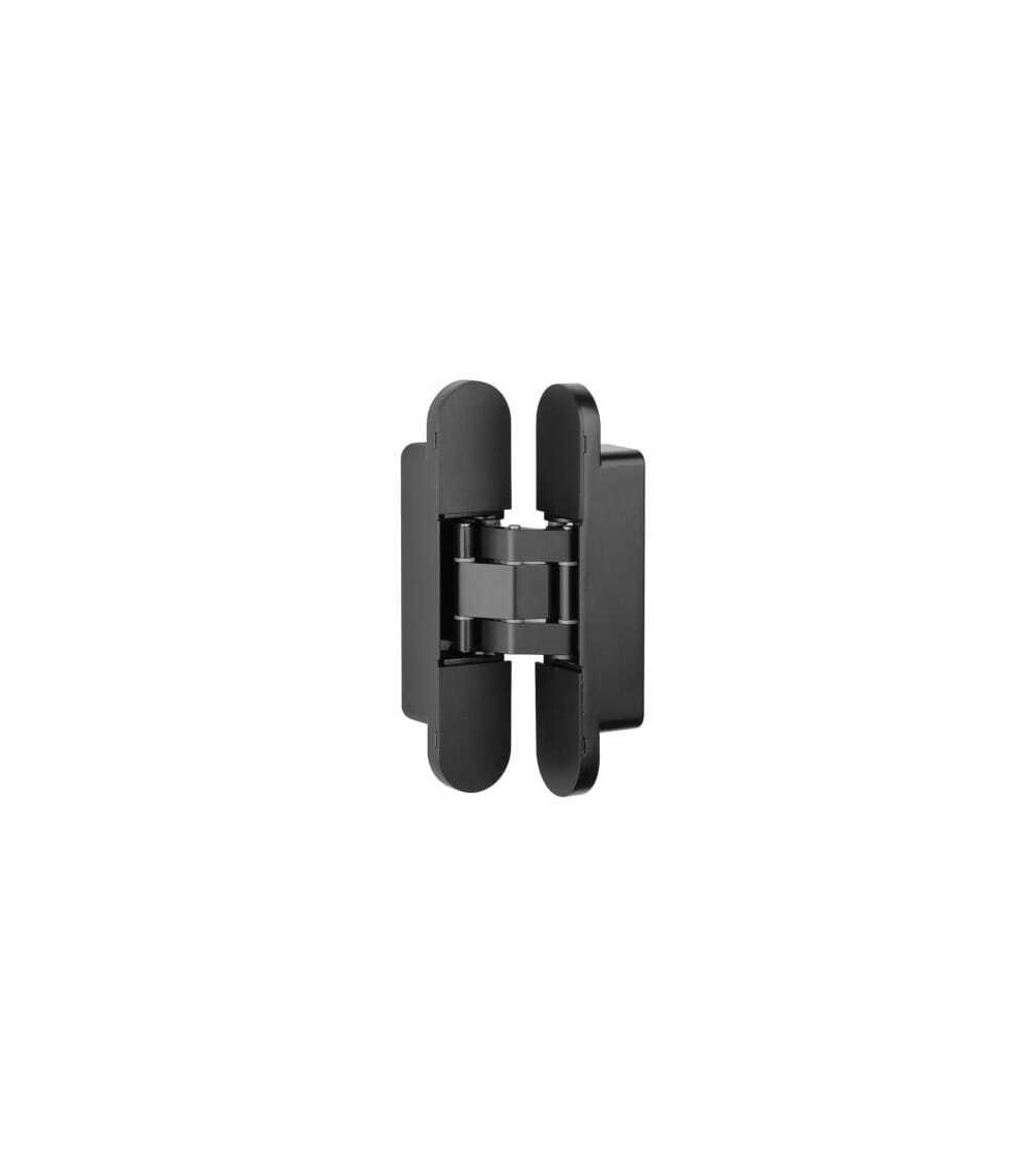 Dobradiça 3D de cor preta para uma porta invisível