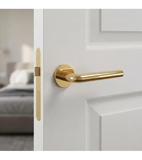 Puxador de porta dourado polido FUNKIA puxador design