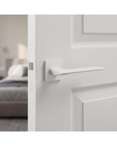 Puxador de Porta Branco Luminoso e Intemporal - Line GIULIA