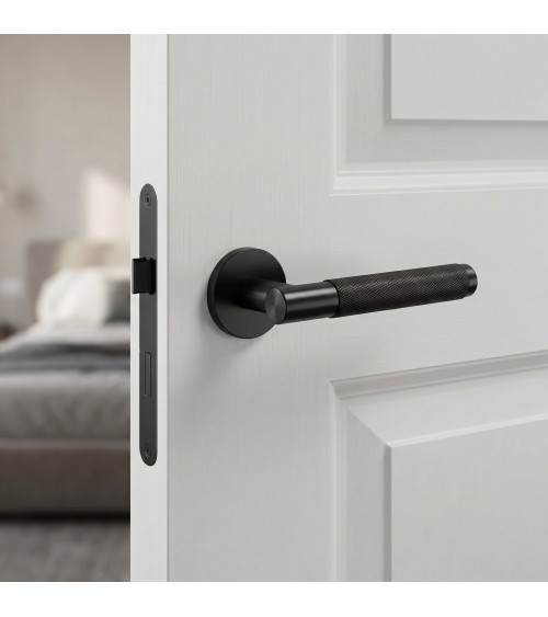 Puxador de porta preto Time Slim puxador design