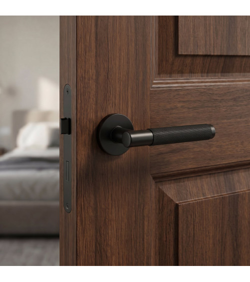 Puxador de porta preto Time Slim puxador design