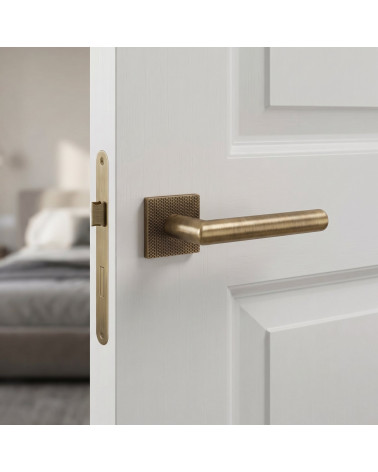 Puxador de Porta Pátina Antique Mate Elegante e Acolhedor - 4002-T2