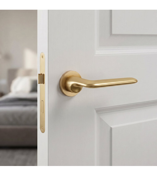 Puxador de porta ouro mate Ento Elan puxador design