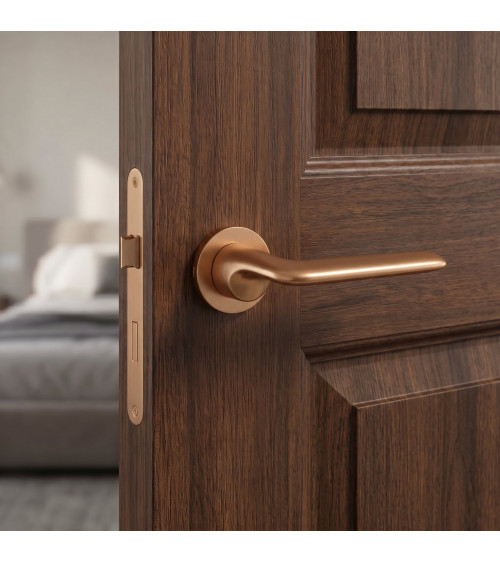 Puxador de porta cobre Ento Elan puxador design