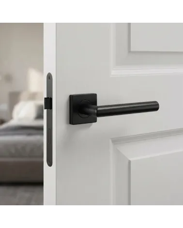 Puxador de Porta em Placa Quadrada Funcional - Modelo KVADRAT 1701