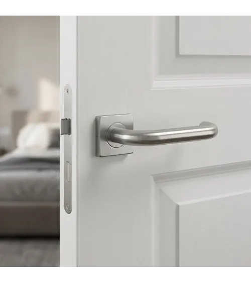 Puxador de porta cor inox KVADRAT 1704 puxador design