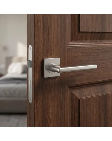 Puxador de Porta Cor Inox Refinado - Modelo KVADRAT 1702