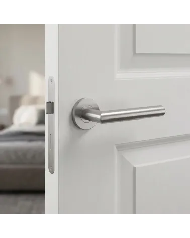 Puxador de Porta em Inox para uma decoração minimalista - Modelo OVAL 1701