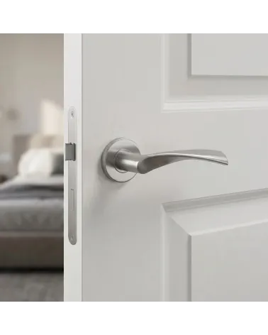 Puxador de Porta Contemporâneo e Ergonómico - Modelo OVAL 1708