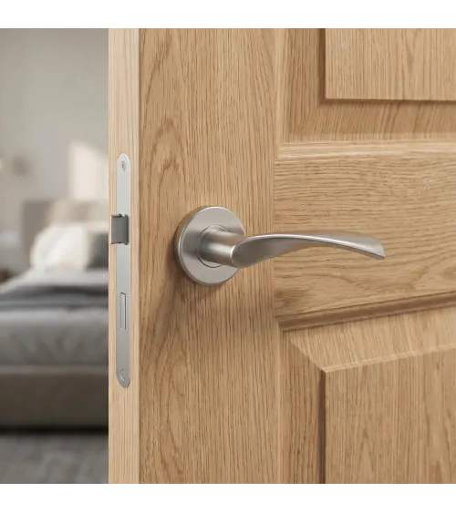 Puxador de porta contemporâneo OVAL 1708 ferragens design