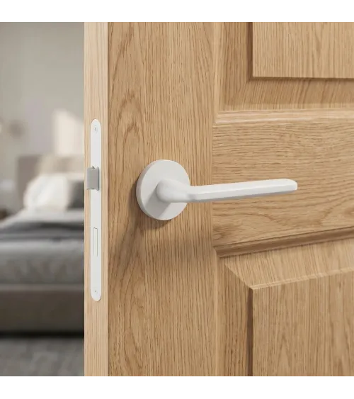 Puxador de porta branco Spark design