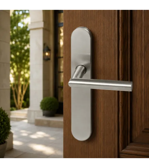 Puxador de porta em placa Altesse Inox 316 – Alta resistência para ambientes exteriores - modelo Altesse