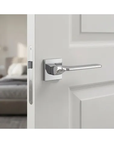 Puxador de Porta Cromado Brilhante para um brilho distinto - Modelo SEMPRE