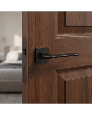 Puxador de Porta Preto para uma aparência sofisticada - Modelo EVER