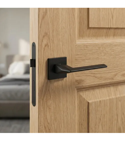 Puxador de porta preto EVER design