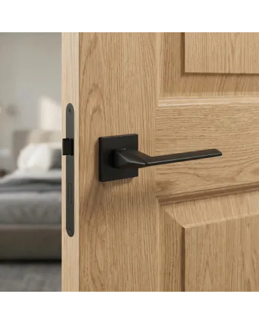 Puxador de Porta Preto para uma aparência sofisticada - Modelo EVER