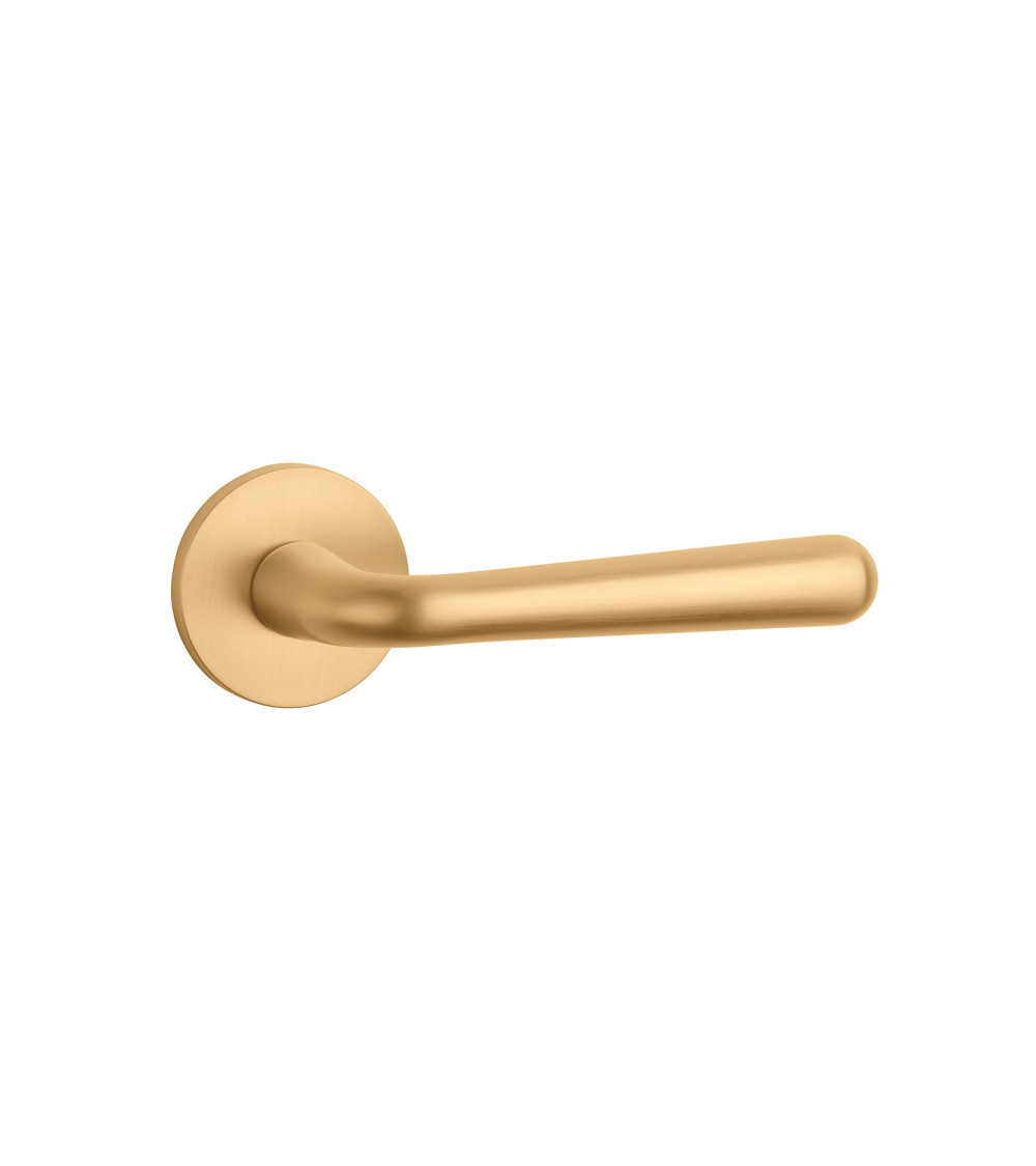 Puxador de porta dourado acetinado IRGA puxador design