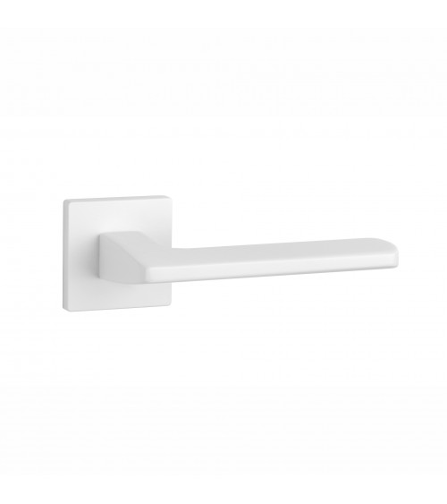 Puxador de porta branco YUKA ferragens design