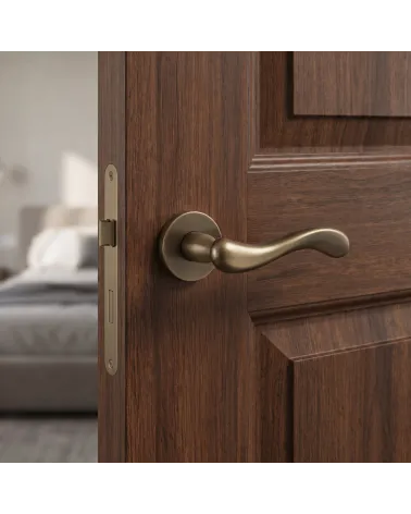 Puxadores de porta em bronze mate Mandelli Ande