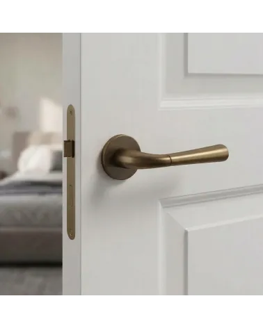 Puxadores de porta cromo polido Mandelli Start