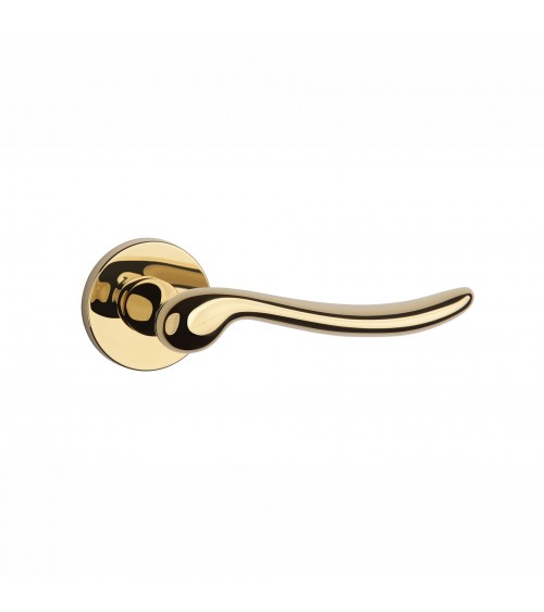 Puxador de porta dourado polido NERINA design